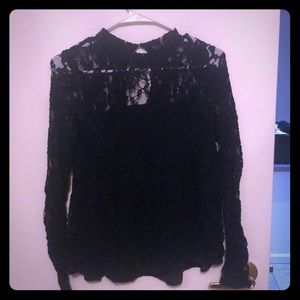 Size Medium Abercrombie and Fitch navy top